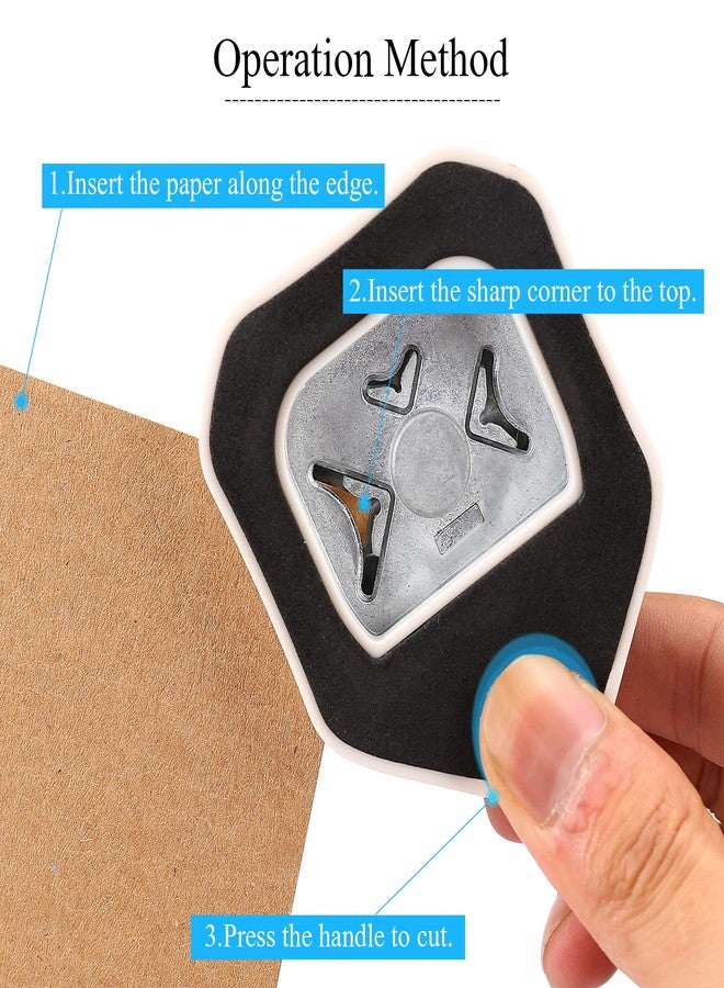 LOONENG 3 Way Rounded Corner Punch, 4mm, 7mm, 10mm 3 in 1 Corner Cutter for Paper Crafts, Laminator, Cardstock, DIY Projects, Photocards, Card Making and Scrapbooking - Image 5